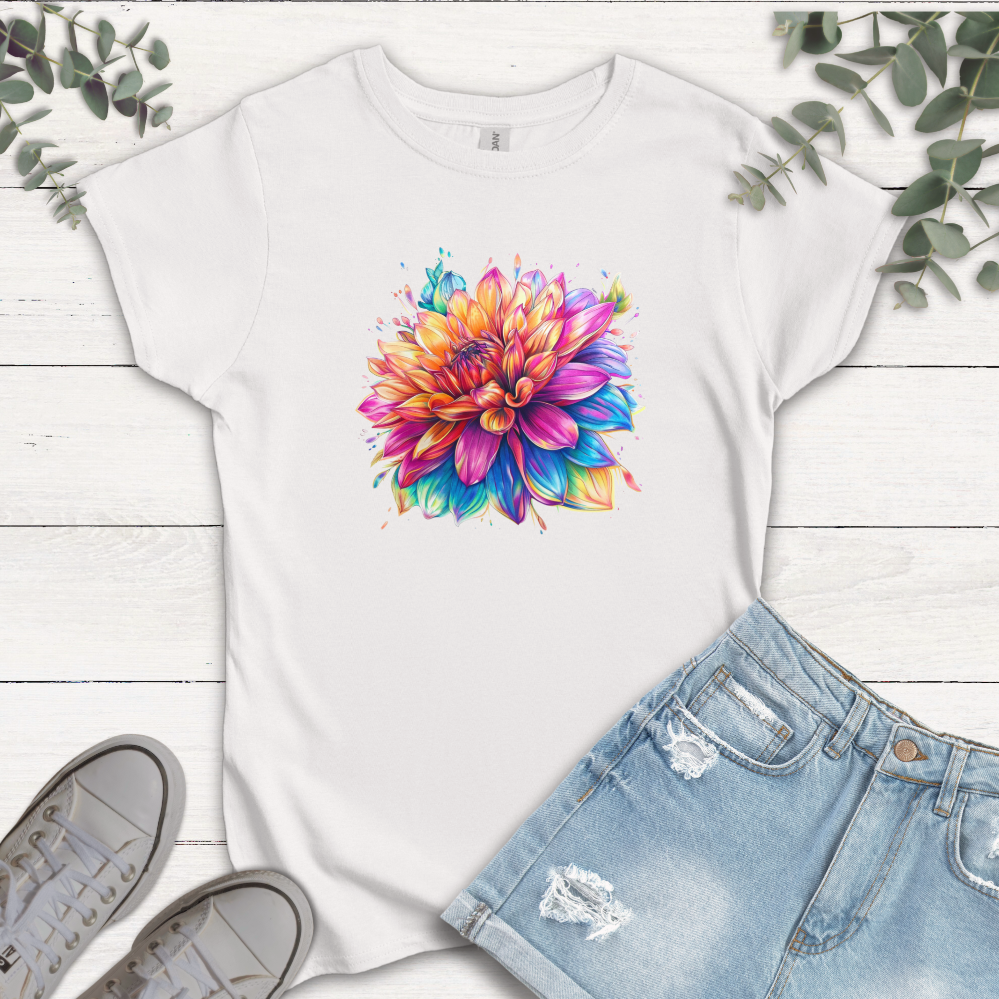 T-shirt Dahlia Pop