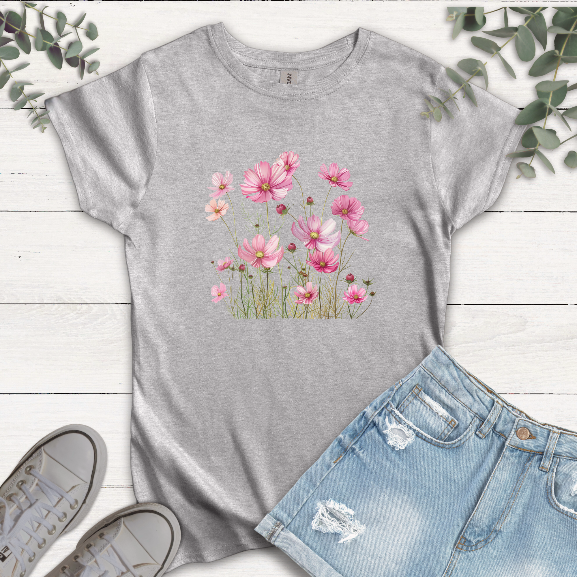 T-shirt Cosmos Rose