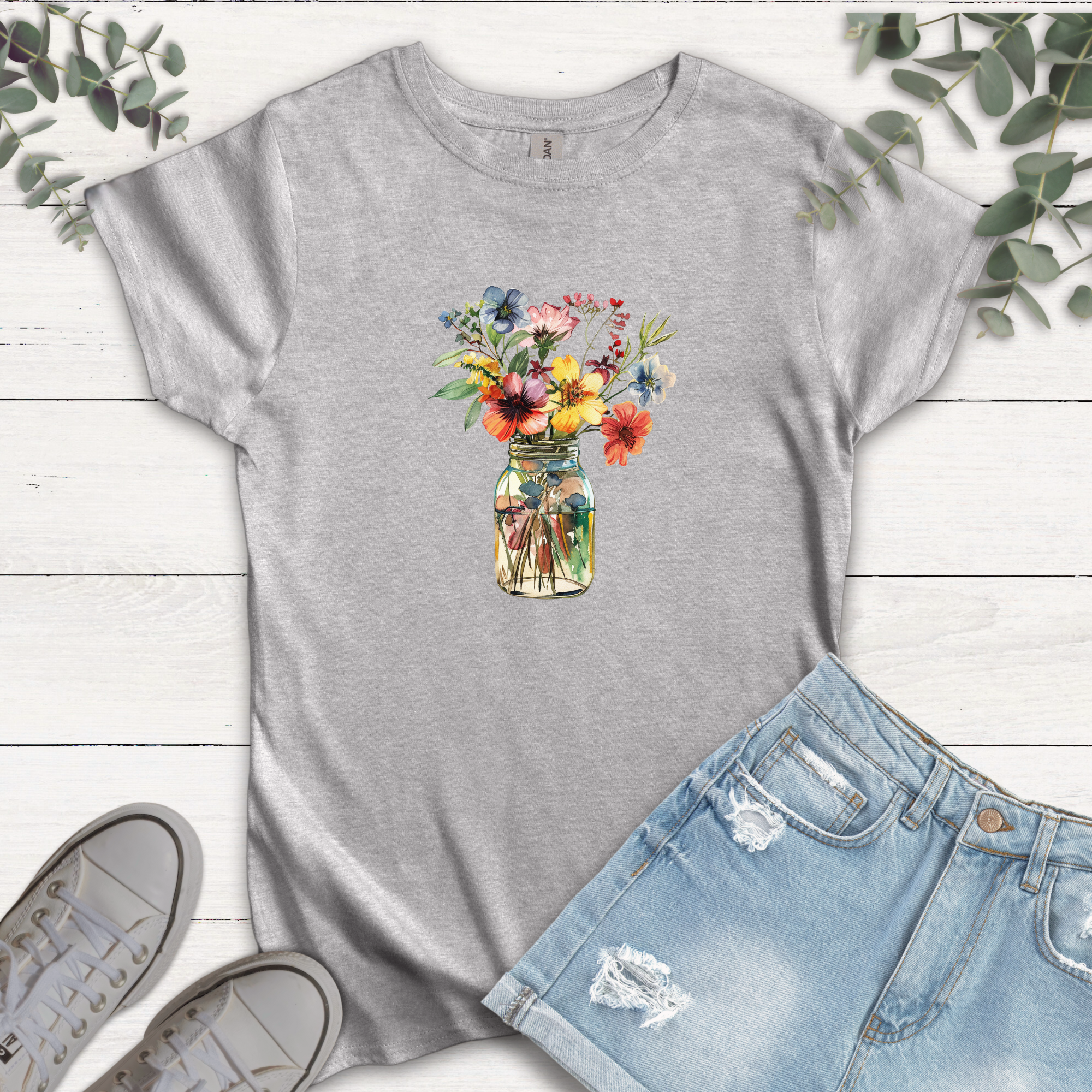 T-shirt Bouquet de fleurs sauvages