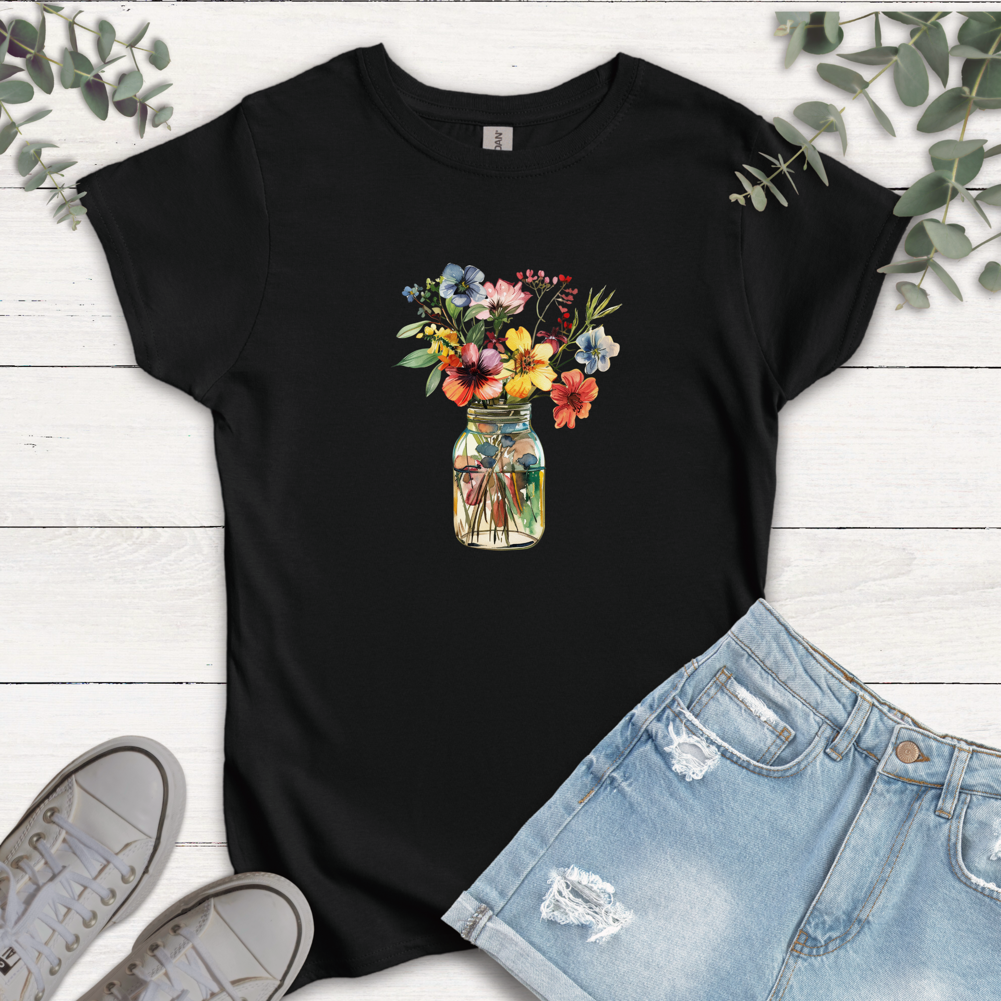 T-shirt Bouquet de fleurs sauvages