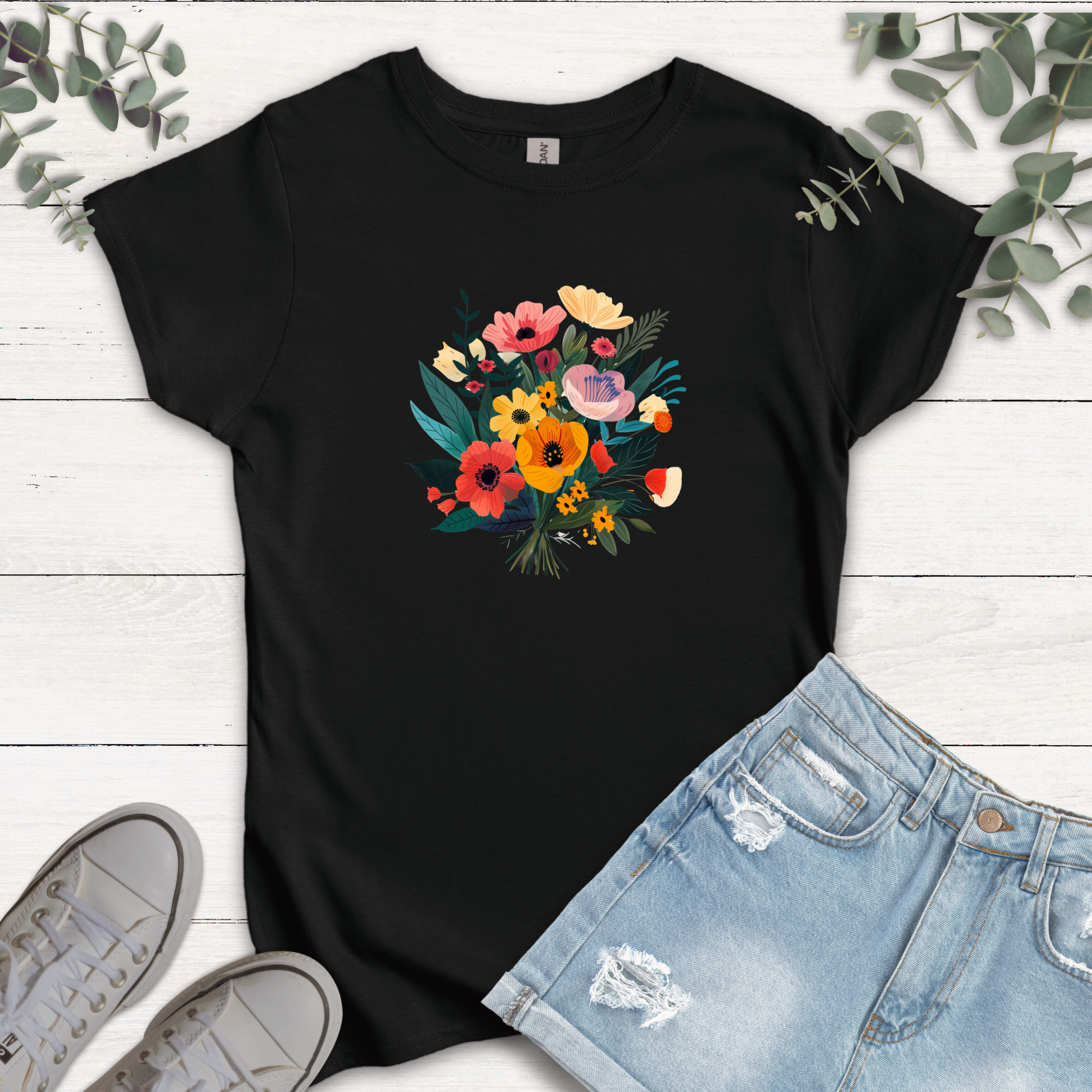 T-shirt Bouquet Vintage