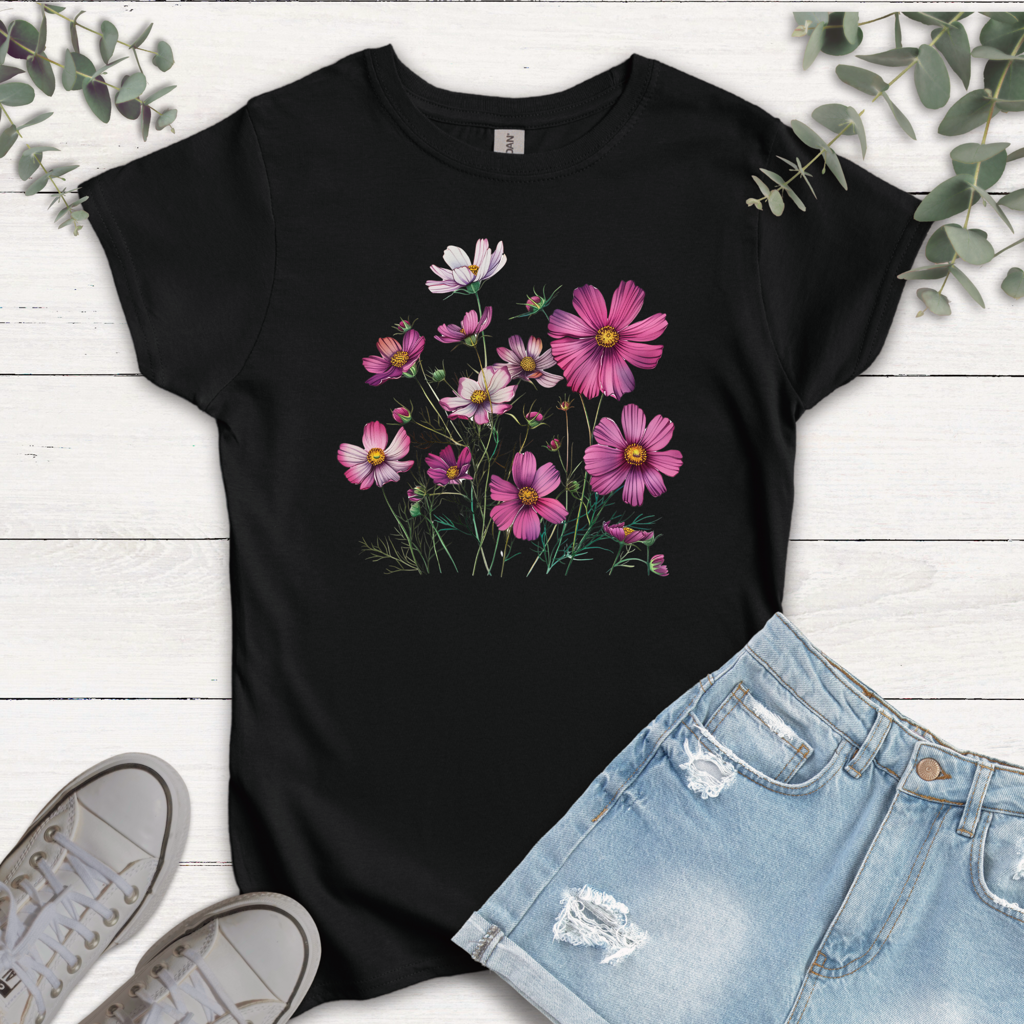 T-shirt Cosmos fushia