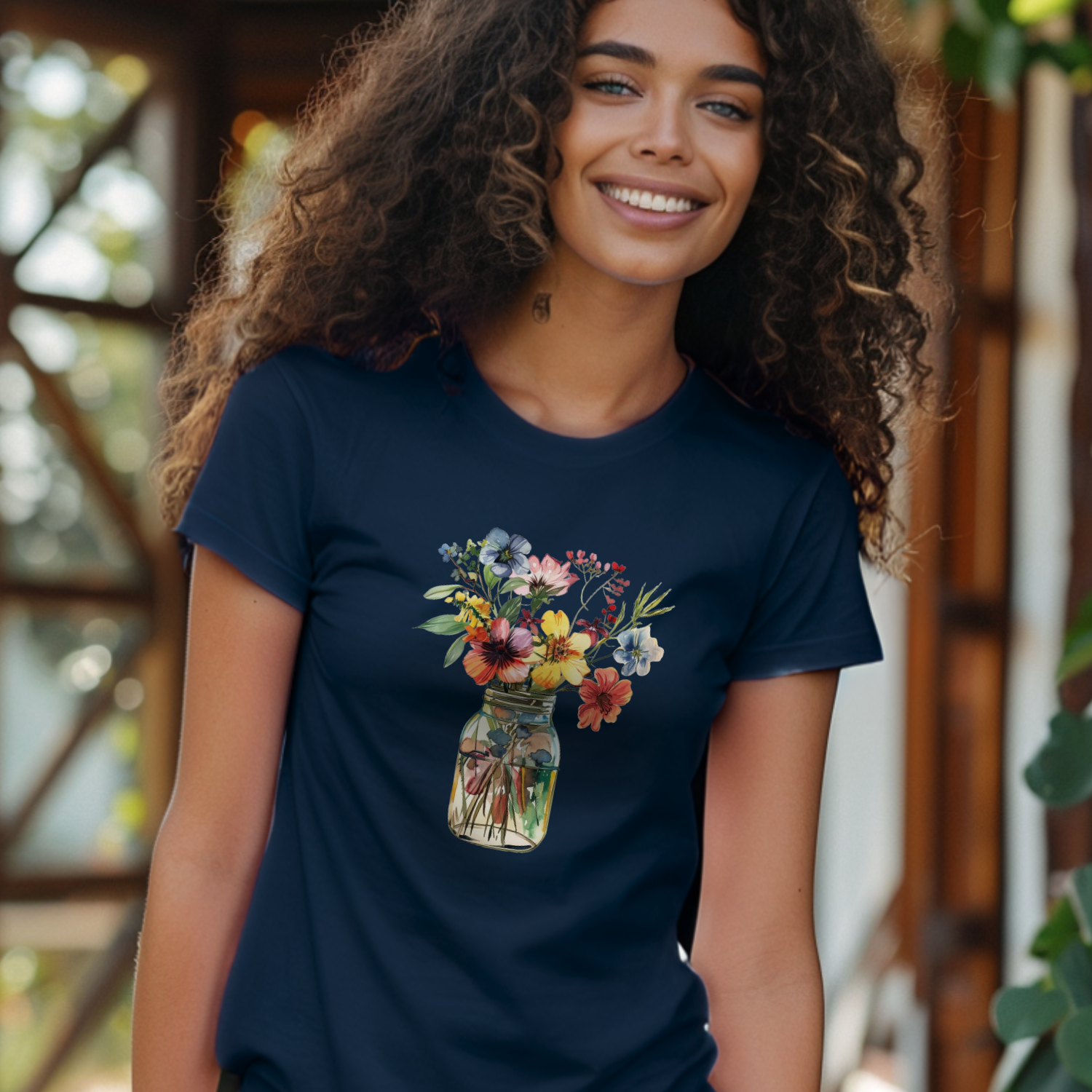 T-shirt Bouquet de fleurs sauvages