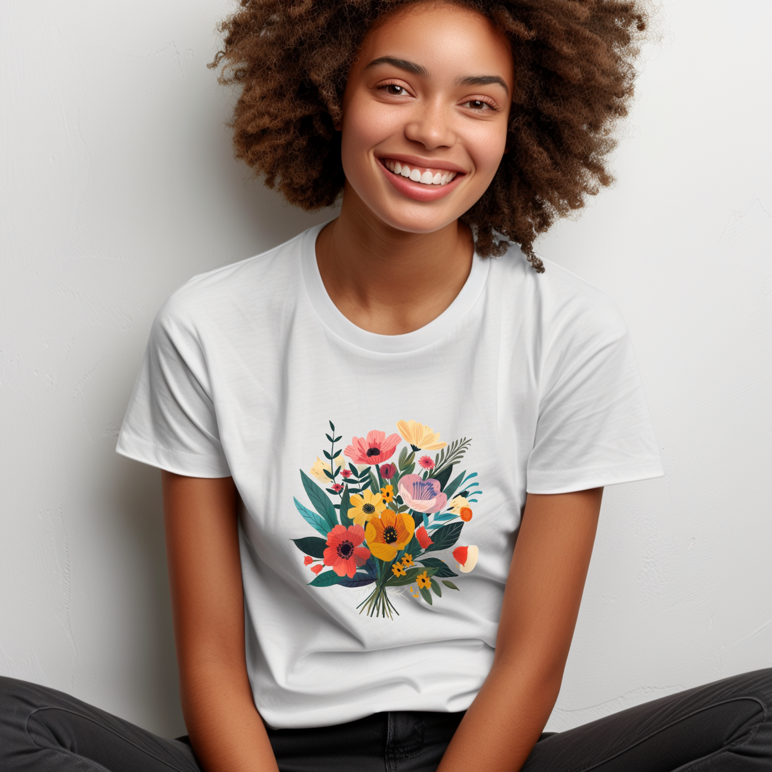 T-shirt Bouquet Vintage